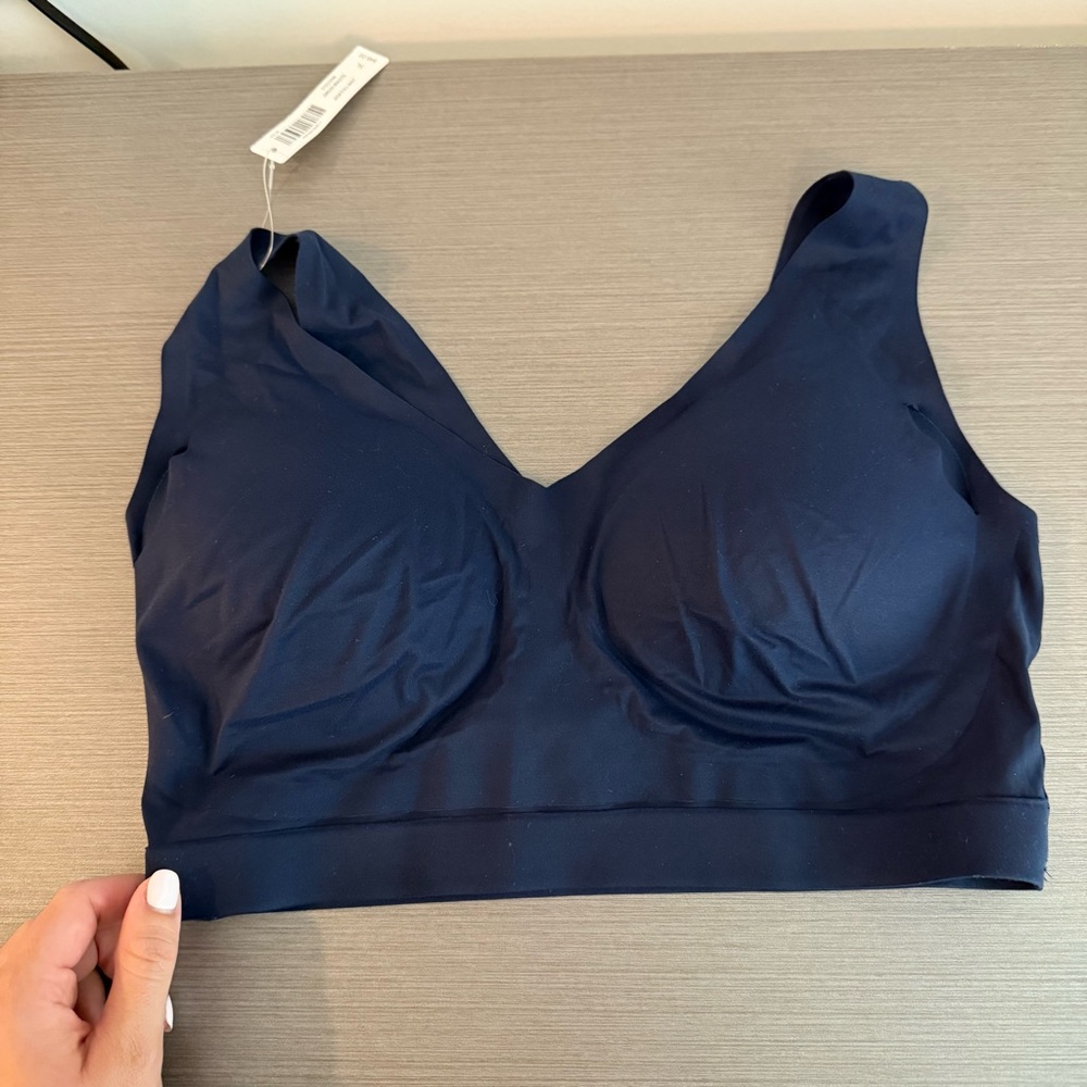 NWT Soma Enbliss Bralette. Size XL.  Blue Comfort Bra with Wireless Support - Picture 4 of 5